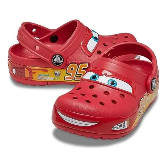 Crocs Zuecos Disney Pixar Para Niños Con Diseño De Cars 12 C