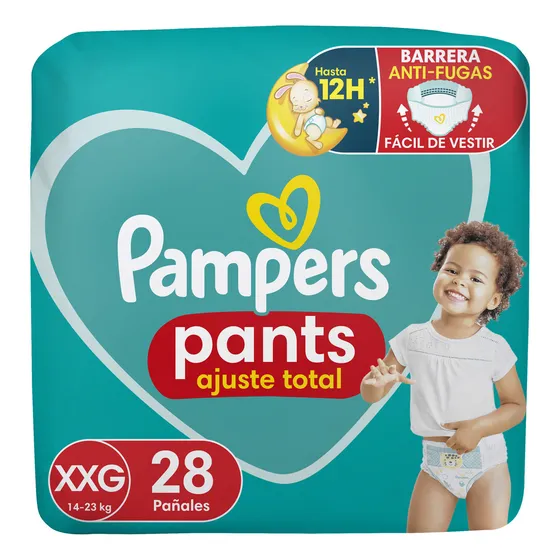 Pampers Pants Pañales Talla XXG, 28 Un