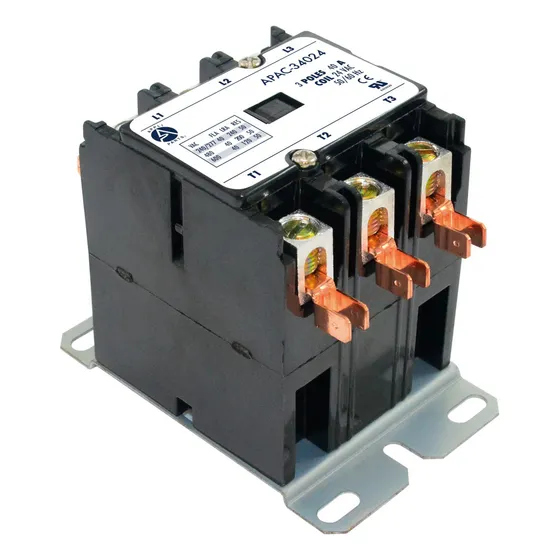 Contactor 3 Polos 40A Ap Appli Parts APAC-34024 Repuesto para Compresores 24V