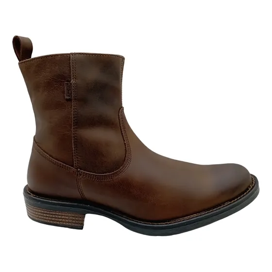 Botin Vaquero En Piel Levis Modelo L2222461 Con Ciper