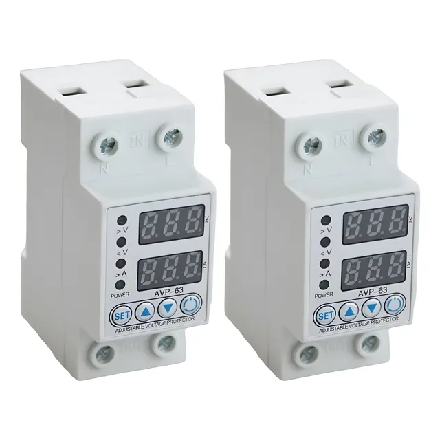 Protector De Voltaje 2 Piezas Integral Casa, 80amp 110/220v