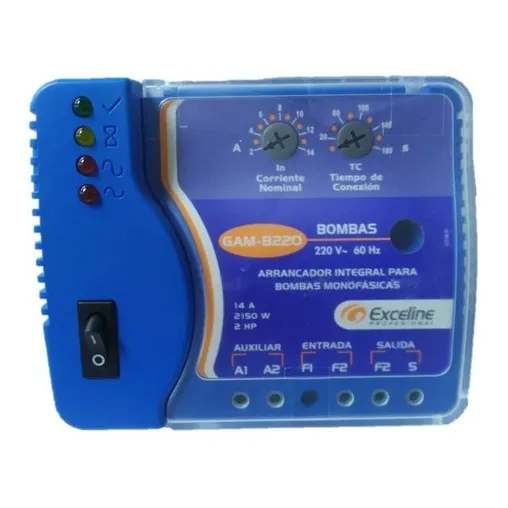 Arrancador Integral Exceline Bombas Monofasicas 120v 220 V