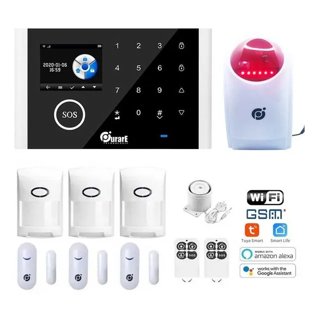 Kit Alarma Casa Negocio Gsm Configurada + Sirena Exterior 