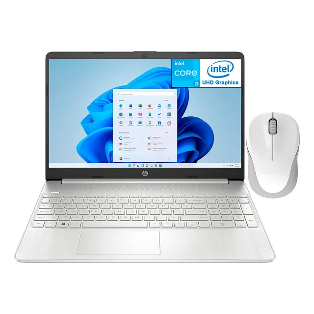 Laptop Hp 15 Intel Core I3 12gb Ram 256gb Ssd 15.6 Windows 11 Home Mouse Dxt