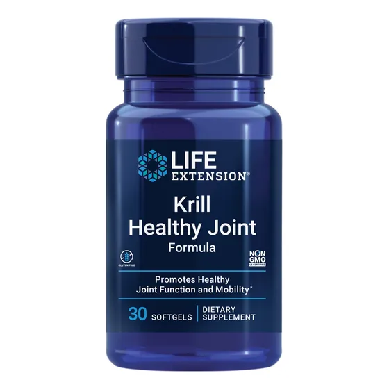 Suplemento Life Extension Krill Healthy Joint 30 Cápsulas Bl