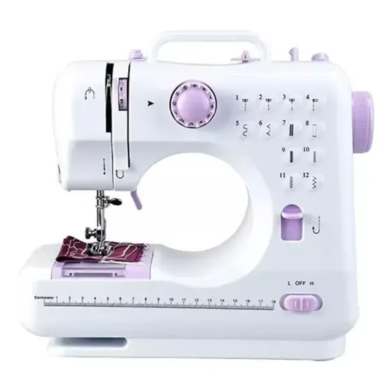 Maquina Portátil De Coser Con 12 Puntadas Incorporadas Color Blanco | Cuotas sin interés