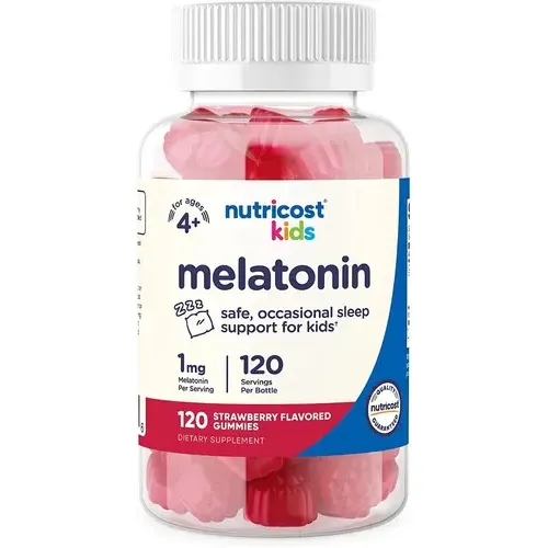 Gomitas Melatonina Niños Dormir Mejor 120 4 Meses Eg M38 Sabor Fresa