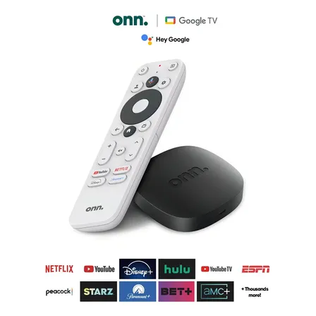 Chromecast Tv Box Watch Onn 4k Todo Mg Color Negro