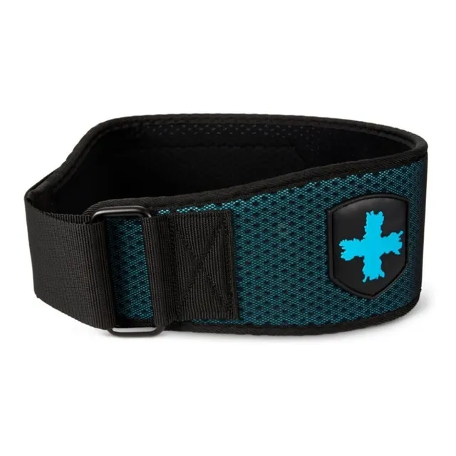 Cinturón Dama Gym Pesas Hexcore Belt Azul Harbinger Sport