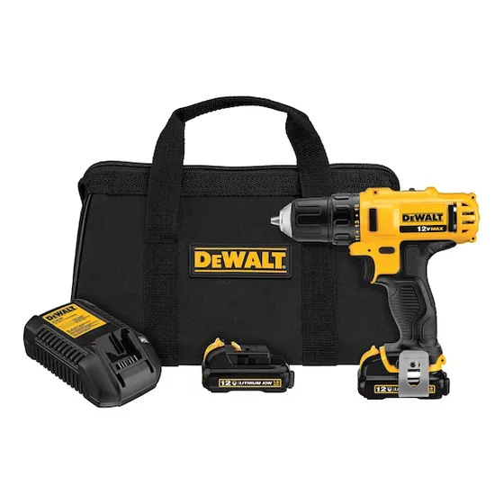Taladro atornillador inalámbrico de 10mm DeWalt DCD710 12V + accesorio 220V