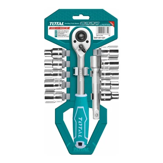 Set Juego De Tubos 1/2'' Con Crique Y Extensión 12pz Total
