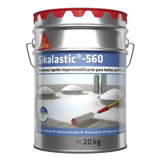 Sika Sikalastic 560 Membrana Líquida con Poliuretano Blanco 17L