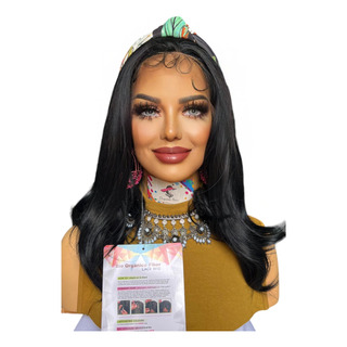 Peruca Lace Front Jennifer Bio OrgĂąnico + Brinde Escova Peruca Lace Front Jennifer Bio OrgĂąnico + Brinde Escova