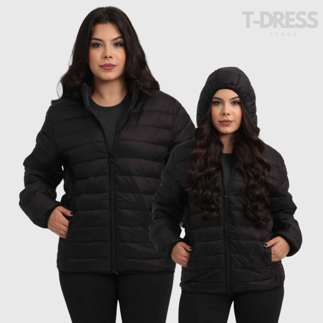 Jaqueta Feminina Puffer Bobojaco Impermeavel Inverno Jaqueta Feminina Puffer Bobojaco Impermeavel Inverno