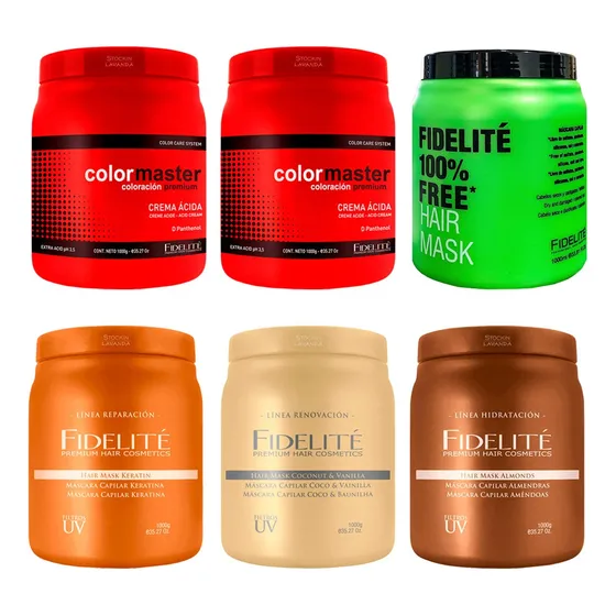 6 Mascaras X 1 Kg  C/u Surtidas  - Fidelite