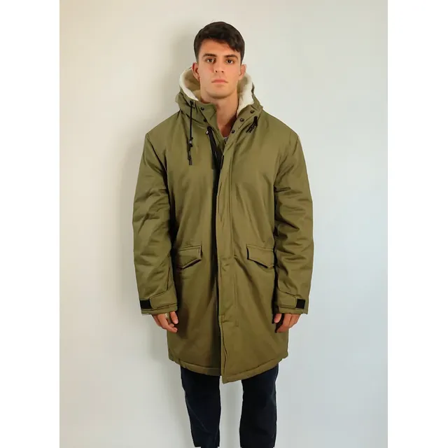 Campera Hombre Parka Orng Woodland Camperon Abrigo Invierno 