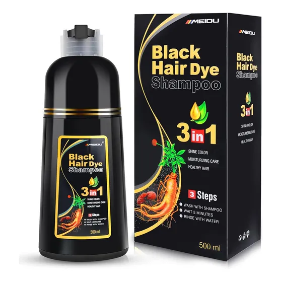 Shampoo Tinte Para Cabello,  Negro