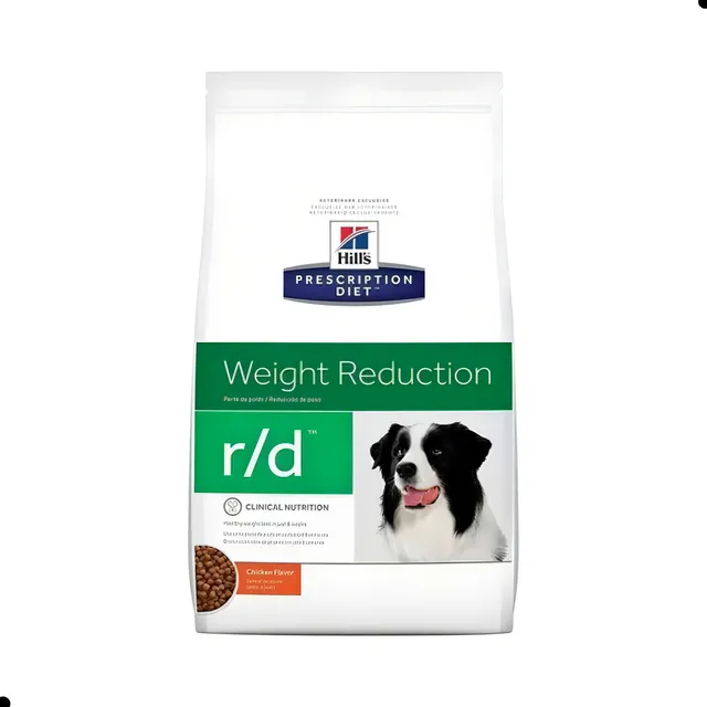 Alimento Hill's Dieta Reducción de peso r/d para perros adulto sabor pollo de 3.85 kg