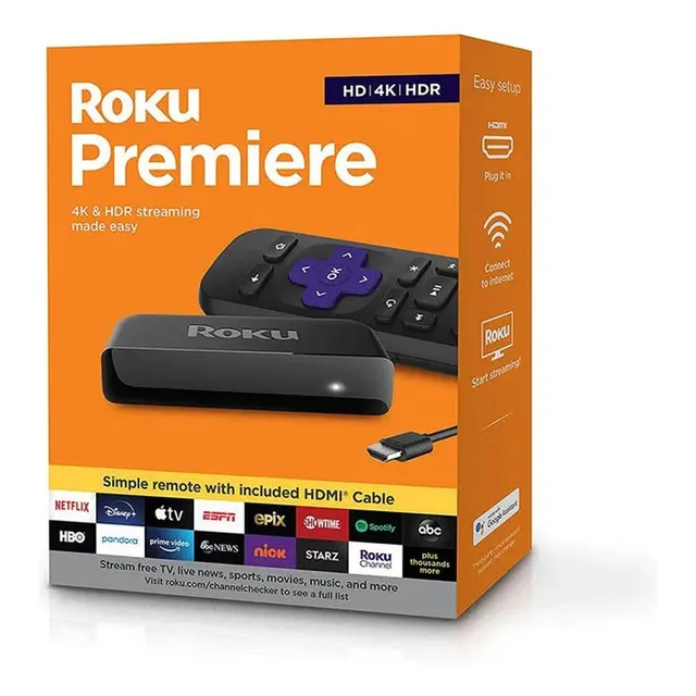 Reproductor De Streaming Roku 4k Premiere 3920r