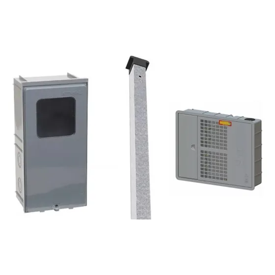 Poste De Luz 1 Medidor Vazia Edp Visor Rua Sabesp