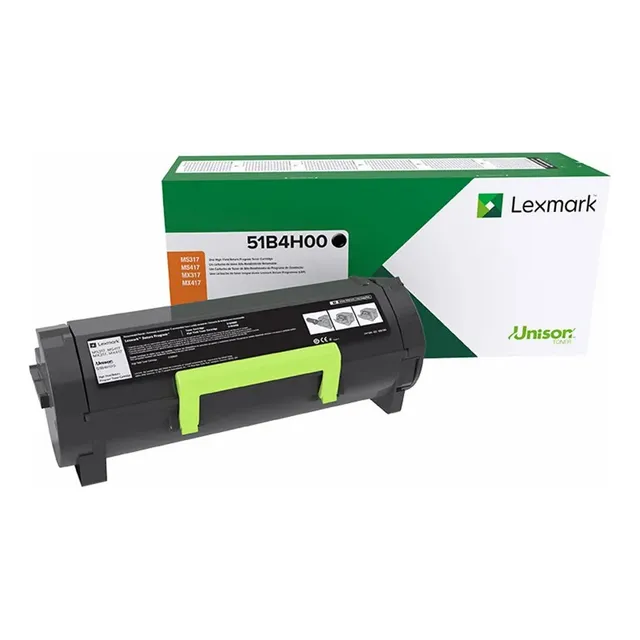 Toner Lexmark 51b4h00 Color Negro Rendimiento 8,500 Paginas