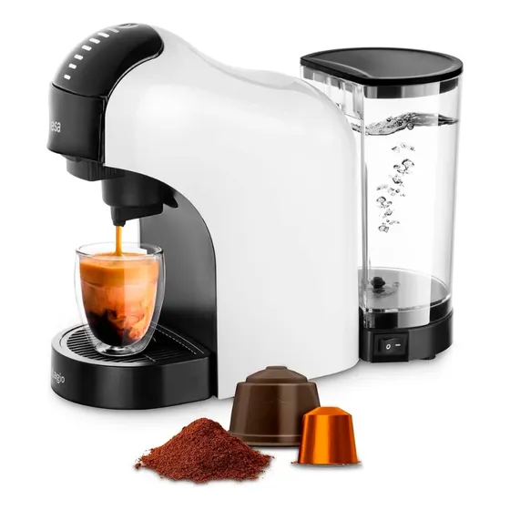 Cafetera Automatica Multi Capsulas Ufesa Bellagio Bianca Color Blanco