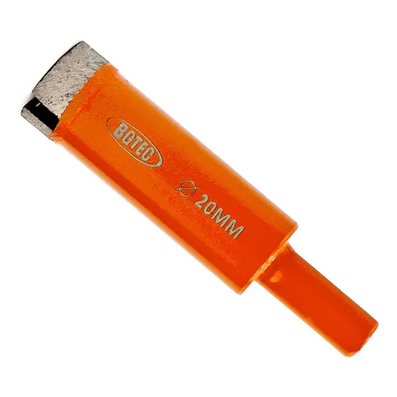 Broca Mecha Copa Diamante Sinterizado Marmol Ceramica 20mm