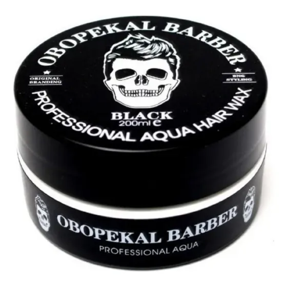 Cera Obopekal Para Cabello Y Barba 200g Negro