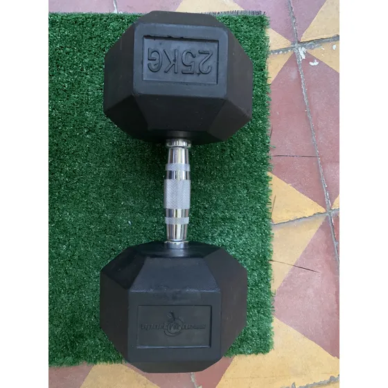 Set De Mancuernas Sportfitness 9108 De 25 Kg Y 17.5 Kg