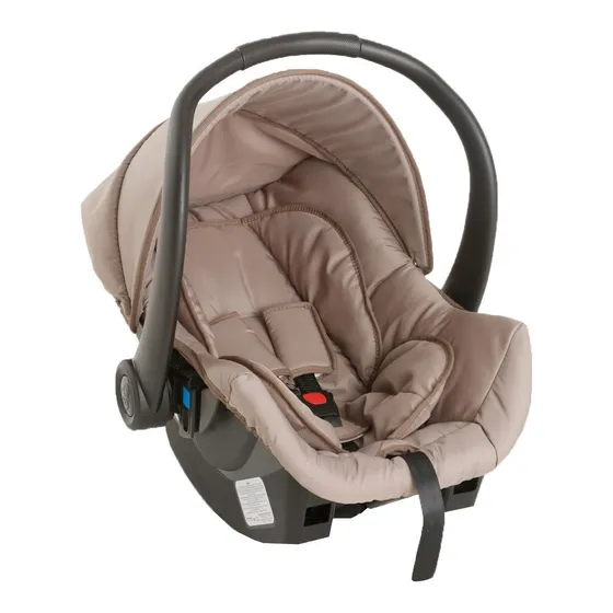 Bebê conforto Galzerano Cocoon Liso preto e cappuccino
