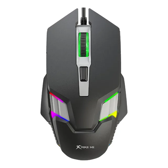 Mouse Gamer 4 Botones 3.600 Dpi Luz Led Rgb Colores Usb