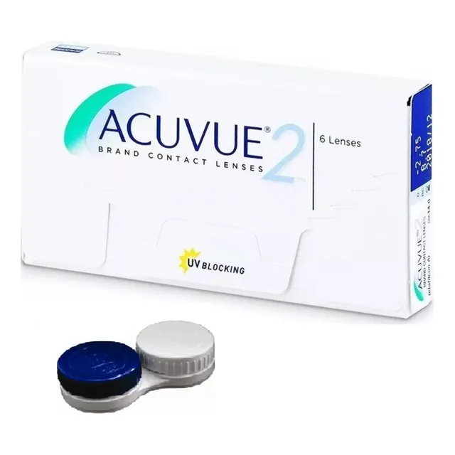 Lente De Contato Acuvue 2 Incolor / Miopia E Hipermetropia