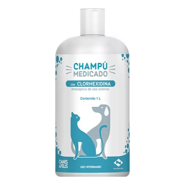 Champu - Shampoo Medicado Para Perros Y Gatos 1 Litro