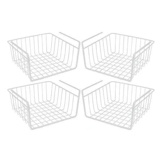 Cesta Canasta Organizador Rejilla Colgante Set De 4