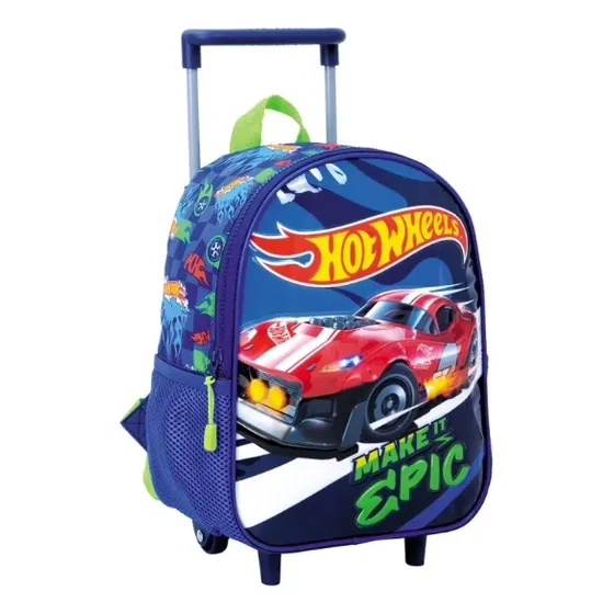 Mochila Hot Wheels 16  Con Car