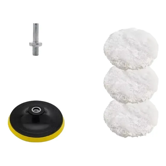 Kit Discos Polichar Brillar Taladro 5 Piezas De 5 Pulgadas