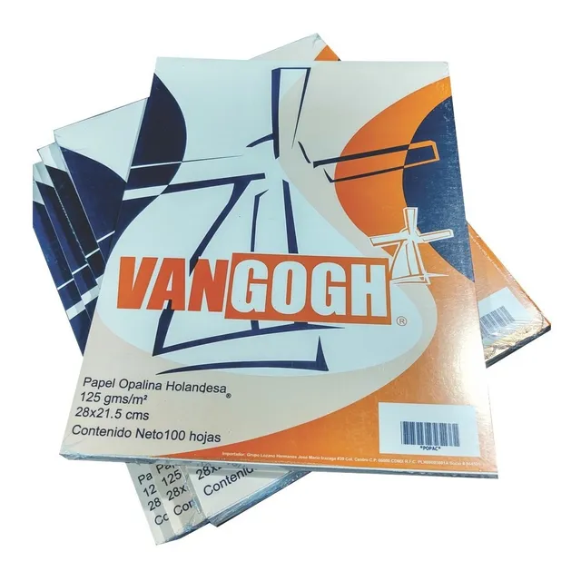 Papel Opalina Carta 125 Gr - Caja Con 4000 Hojas Blancas