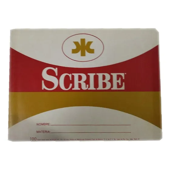 Cuaderno Antiguo Scribe 100 Hojas Branco Grapas Italiano