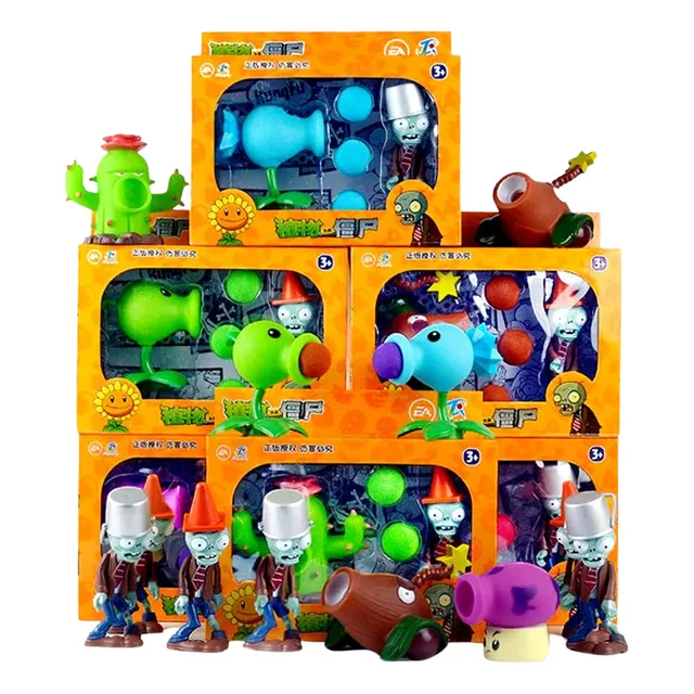 Figuras Plantas Vs Zombies Originales Coleccionables Juguete