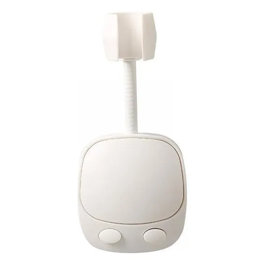 3 Durable Titular Chuveiro, 360 ° Ajustável Suporte Branco