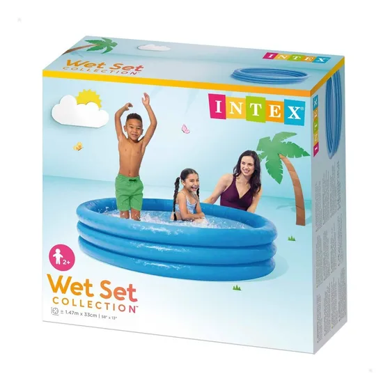 Piscina Hinchable Intex 3 Aros Azul 147x33 Cm - 288 Litros