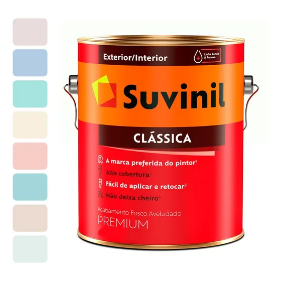 Tinta Suvinil Clássica Premium Maxx Pva 3,6 Litros