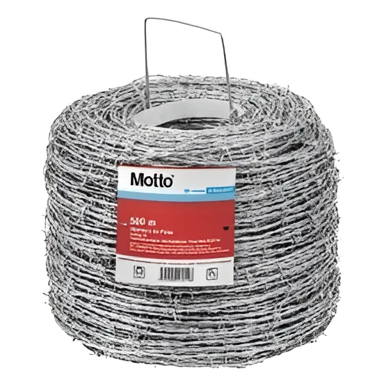 Alambre De Puas Motto 500 Mts Vicson C15 Triple Galvanizado