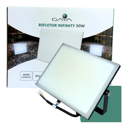 Refletor Holofote Gaya Infinity Gaya 50W Cor da luz 4000k Branco-Neutro