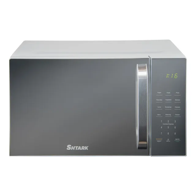 Horno De Microondas 7 Pies 25 Lts Acero Inox Espejo 120v