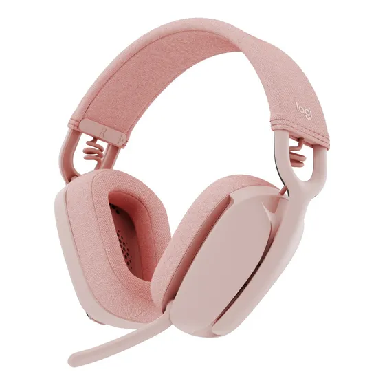 Headset Sem Fio Logitech Zone Vibe 100 - Rosa