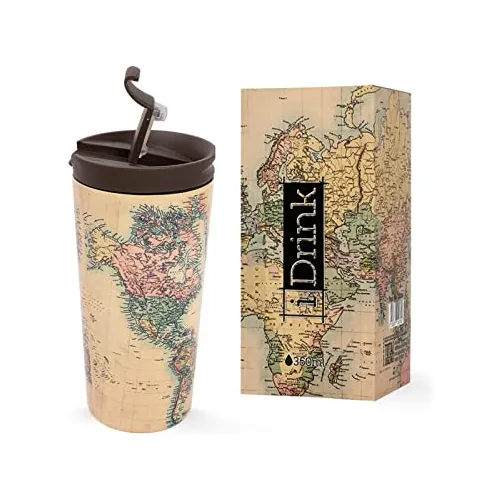 Idrink - Mug De Viaje Aislado De Acero Inoxidable D4p6v