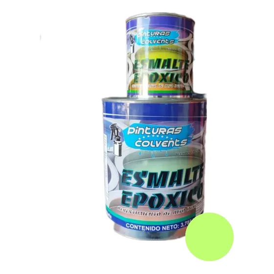Pintura Epoxica Para Pisos Color Verde Lima