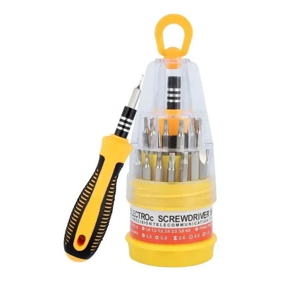 Kit Destornilladores 31 Piezas Celular Samsung iPhone Set