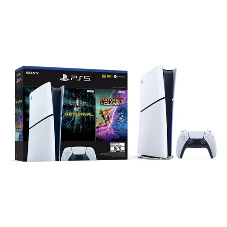 Consola Sony Ps5 Slim 1tb Edicion Digital Bundle + 2 Juegos
